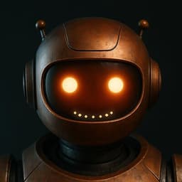 Poppie the Planner — robot portrait